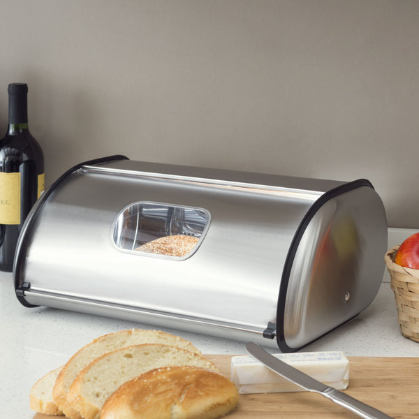 Prep & Savour Stainless Steel Bread Box & Reviews Wayfair